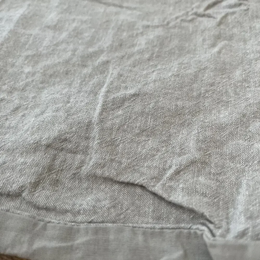 Magnolia Hearth & Hand Linen Blend King Pillowcase Pair Solid Heather Gray